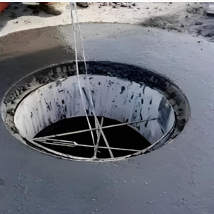 雨湖速干C60快硬钢纤维混凝土桥梁伸缩缝修补料黑色井周快凝水泥