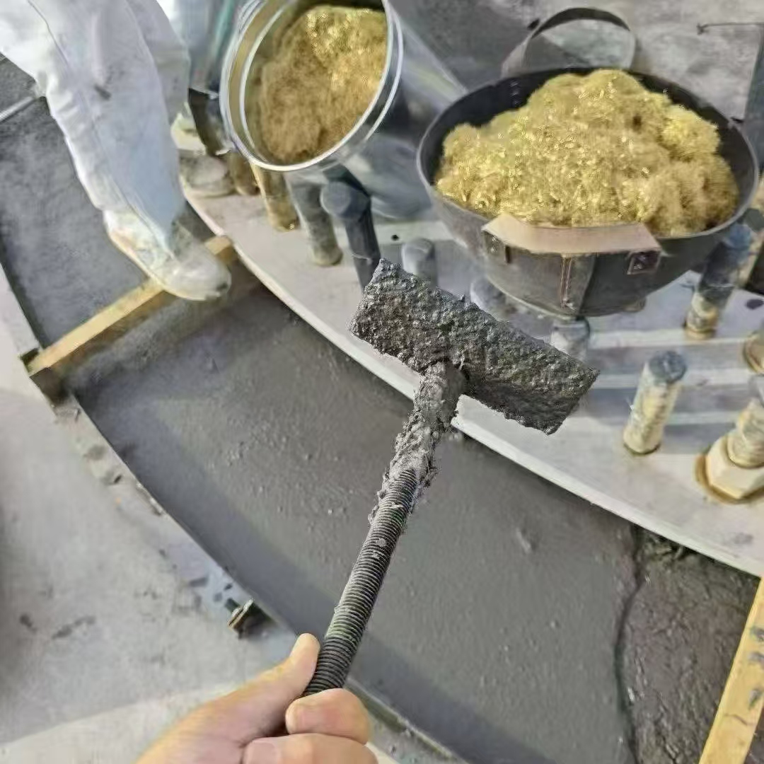 雨湖C120钢纤维高强无收灌浆料 轧机压缩机汽轮机发电机锻压设备底座灌浆材料